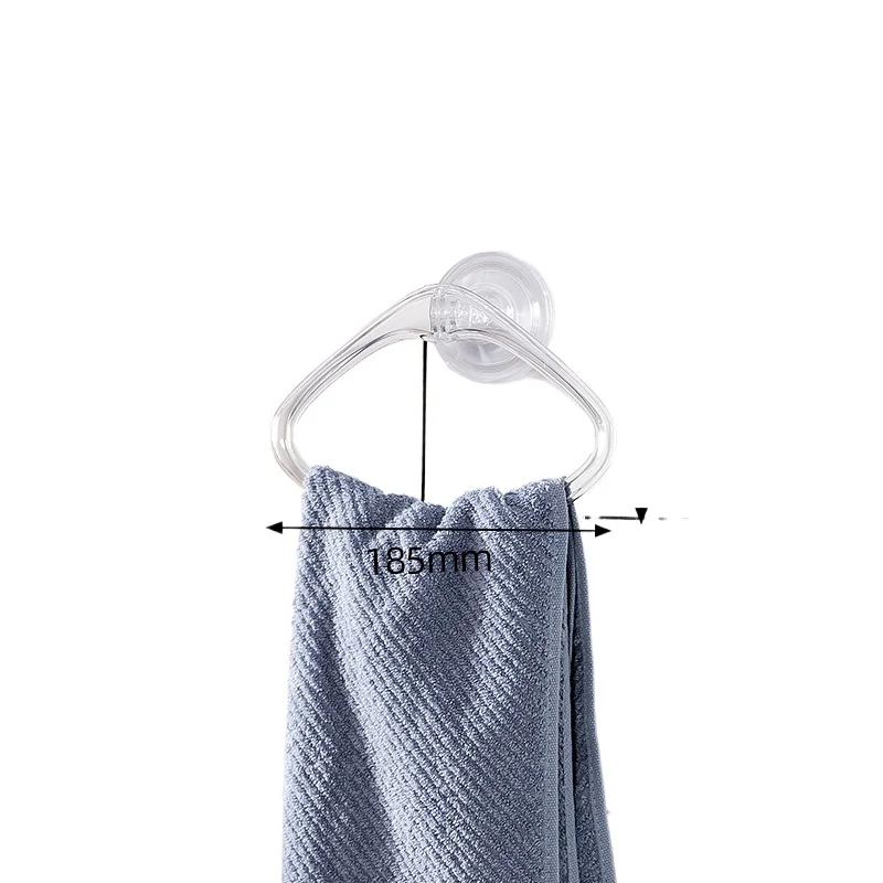 

*Suction cup towel rack bathroom wall-mounted non-punching toilet toilet storage towel ring