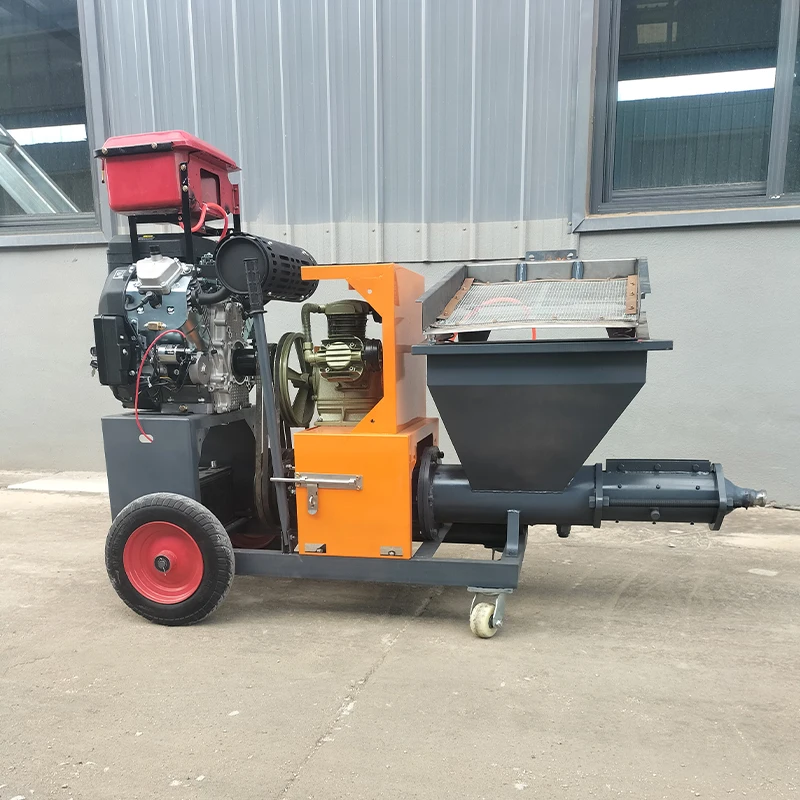

Factory Direct 4KW Electric Mortar Sprayer Cement Mortar Spraying Machine with 150KG for Various Wall