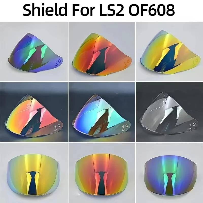 

Suitable for LS2 Helmet Lens OF608 Night Universal 4/3 Helmet Replacement Visor Sunshield Casco Para Moto Visera