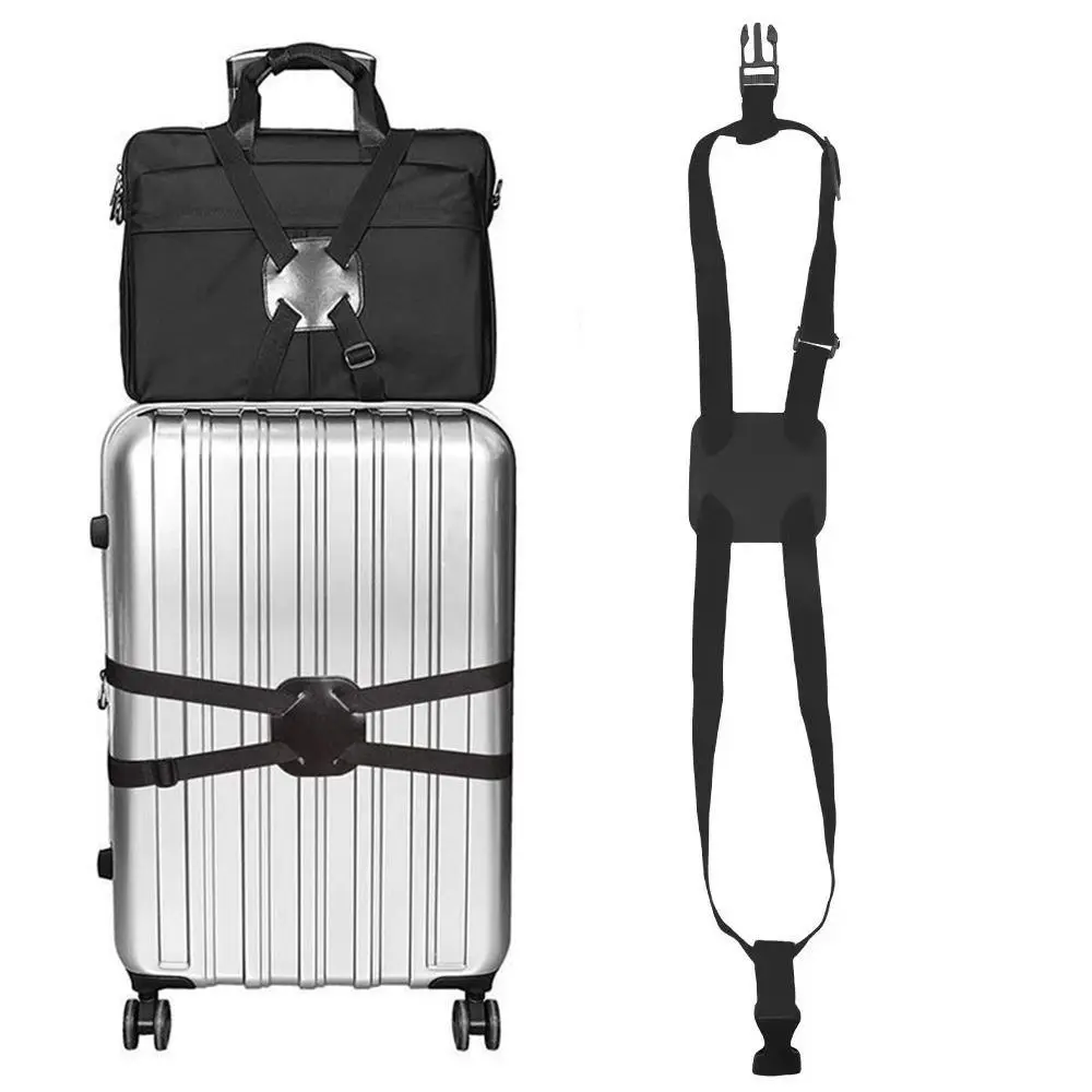 Multifunctional Luggage Belt Elastic Cord Cross Packing Luggage Bag Fixing Belt Crossed Protect Tie