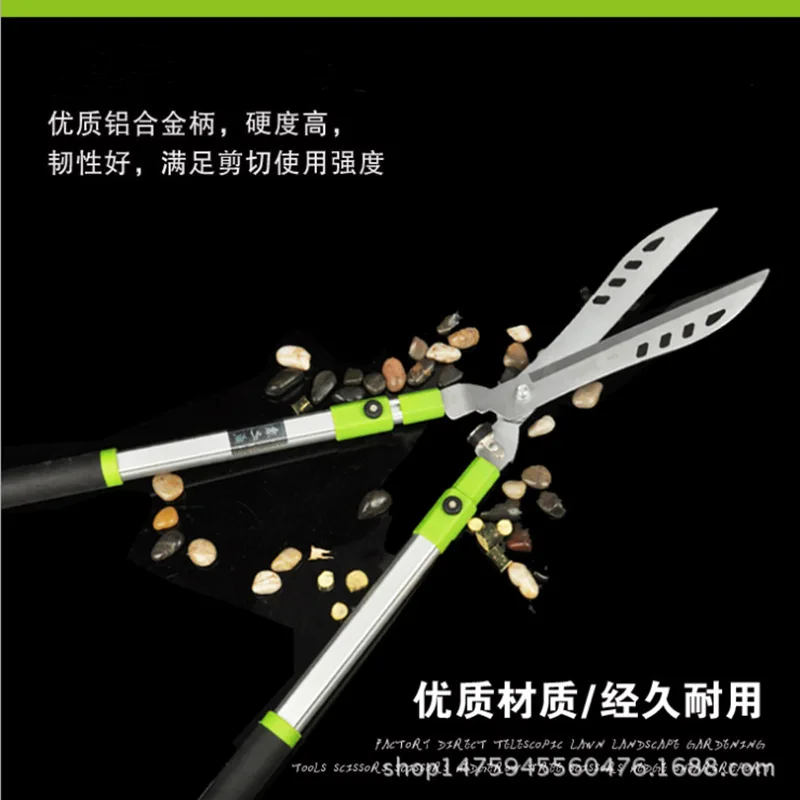 

Suitable forTaiwan mountain vine big head retractable lawn shears, hedges and fences large scissors, large grass shears, garden