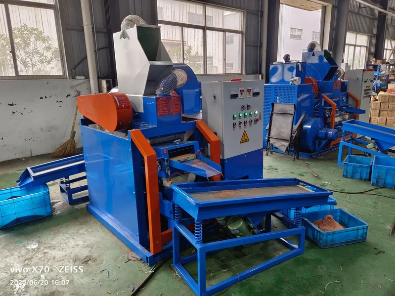 Cheap Price 220V Single Phase Car Wire Granulator Net Wire Chopper Recycling Machine From BSGH