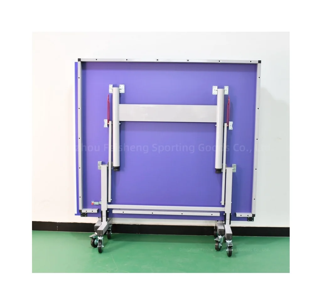 Professional 25mm Table Tennis Table Foldable Movable Pingpong Table