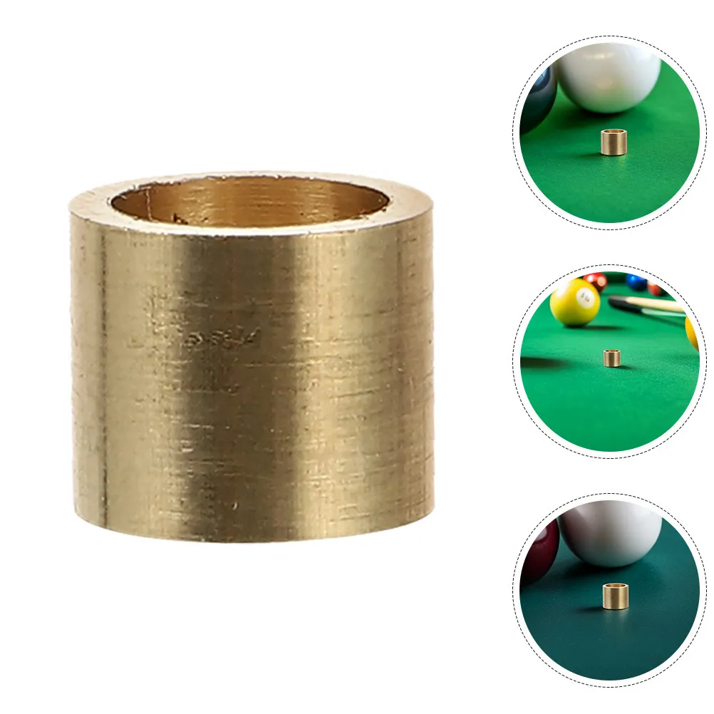 

12Pcs Copper Billiard Cue Ferrules Snooker Pool Stick Tip Ferrules Replacement Parts Easy Install Professional Grade Stability