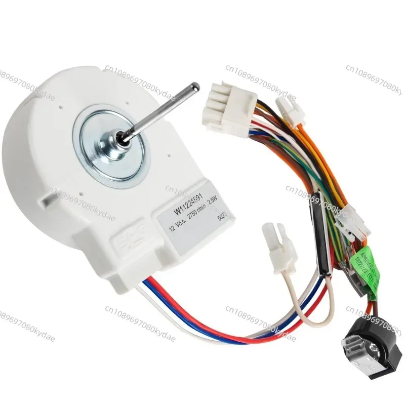 Motor del Ventilador del Evaporador del Refrigerador W11224591, Compatible con Refrigeradores Whirlpool, Metech e IKEA, Repuesto