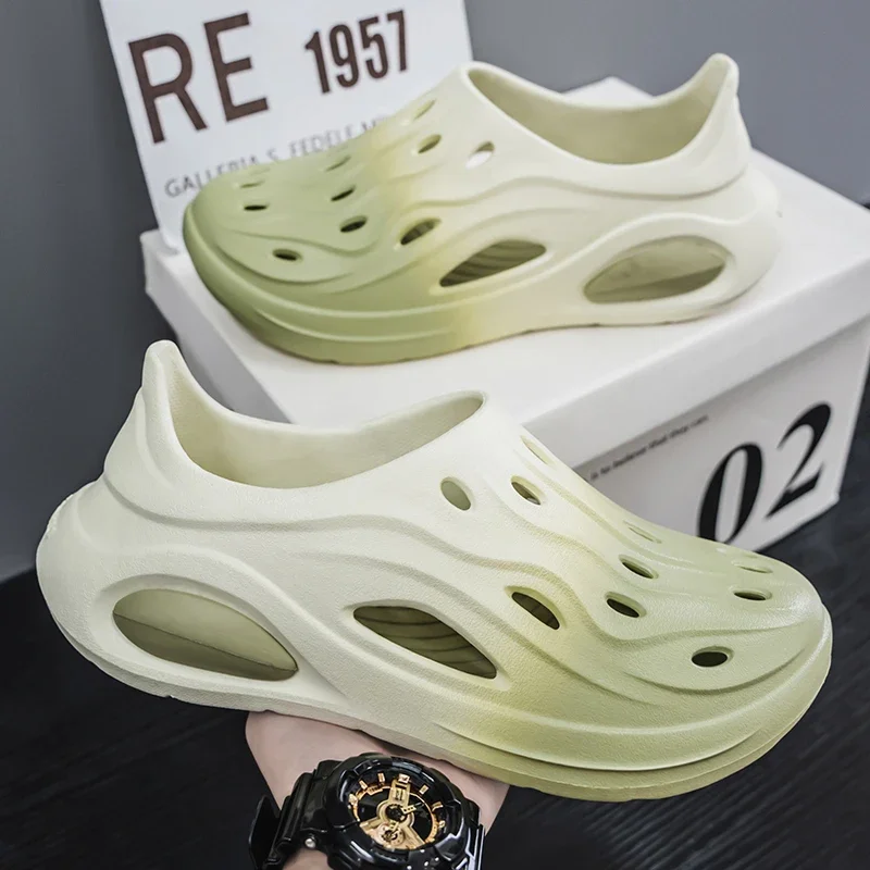 

Outdoor Water Shoes EVA Driving Sandals Couple Style Garden Shoes Beach Walking Breathable Slip-On Cool Shoes for Adults 2026