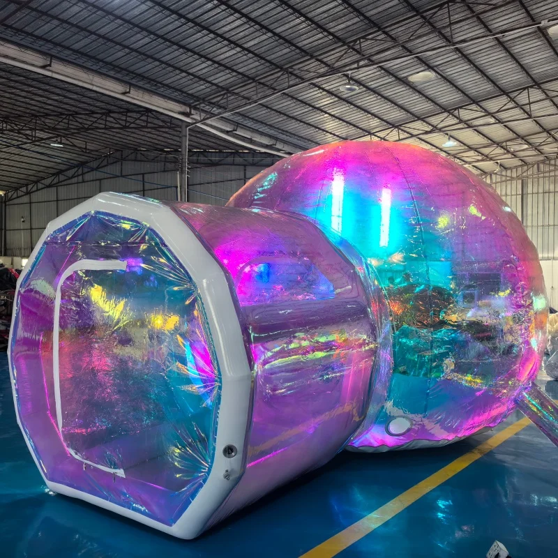 

PVC Inflatable Bubble House with Bouncy Platform Inflatable Bubble Tent Balloons Dome Tent air Mattress for Outdoor