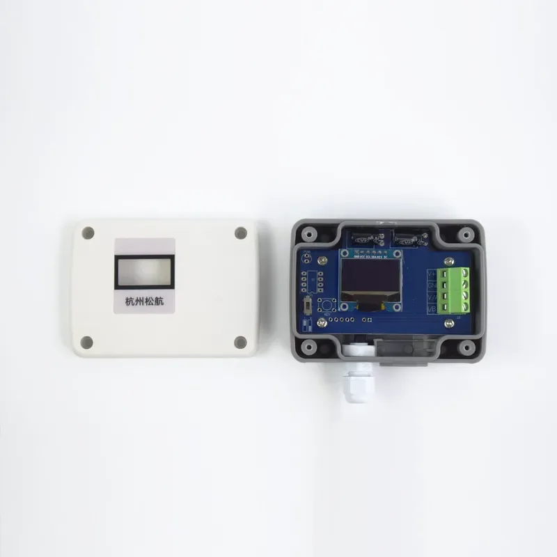 for Songhang Split Pipeline Wind Speed Transmitter Signal Industrial High Precision New Air Volume Sensor LCD Display
