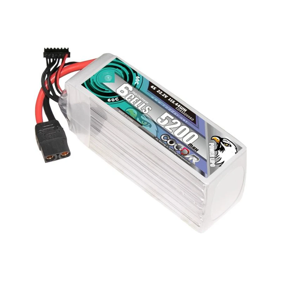 

CD2S-6S520060 5200MAH 2S 3S 4S 6S 60C Long Endurance Airplane Model RC Lithium Battery