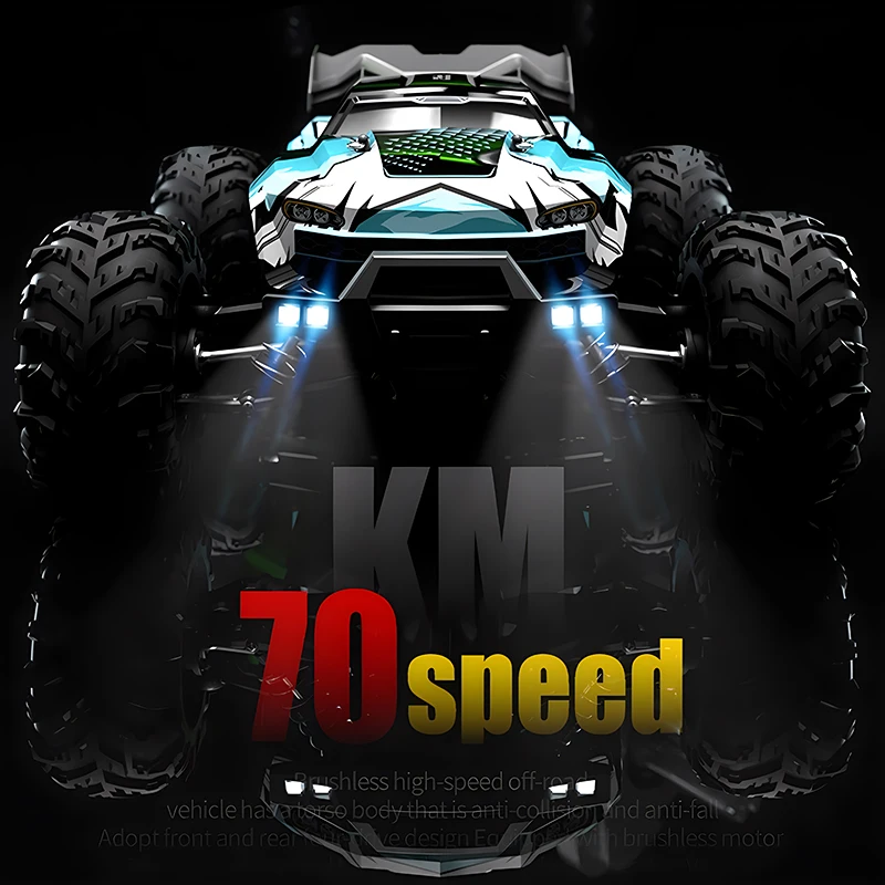 16101PRO High-Speed Off- Road With Brushless 1:16 Truck Coupe,4WD, Brushless Motor, RC Professional Grade Chassis Fast Car