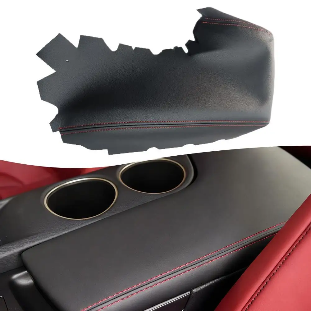 

Soft Leather Armrest Cover For Lexus IS200 IS250 IS300 IS350 2014-2017 Red Blue Line Trim Car Interior Accessories