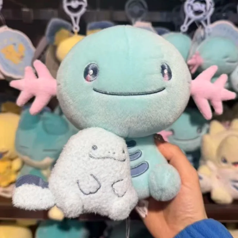 Image of Neu auf Lager: Pkm Little Daydream Serie Plüschtier-Anhänger – Exquisite Handwerkskunst, Munchlax & Wooper Plüschpuppen, Sammlerstück, Geschenk