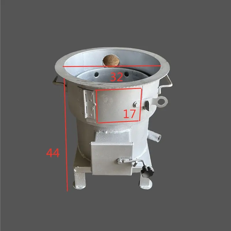 New type of thickened boiler gasification household outdoor firewood rural stove firewood gasifier energy-saving smokeless stove