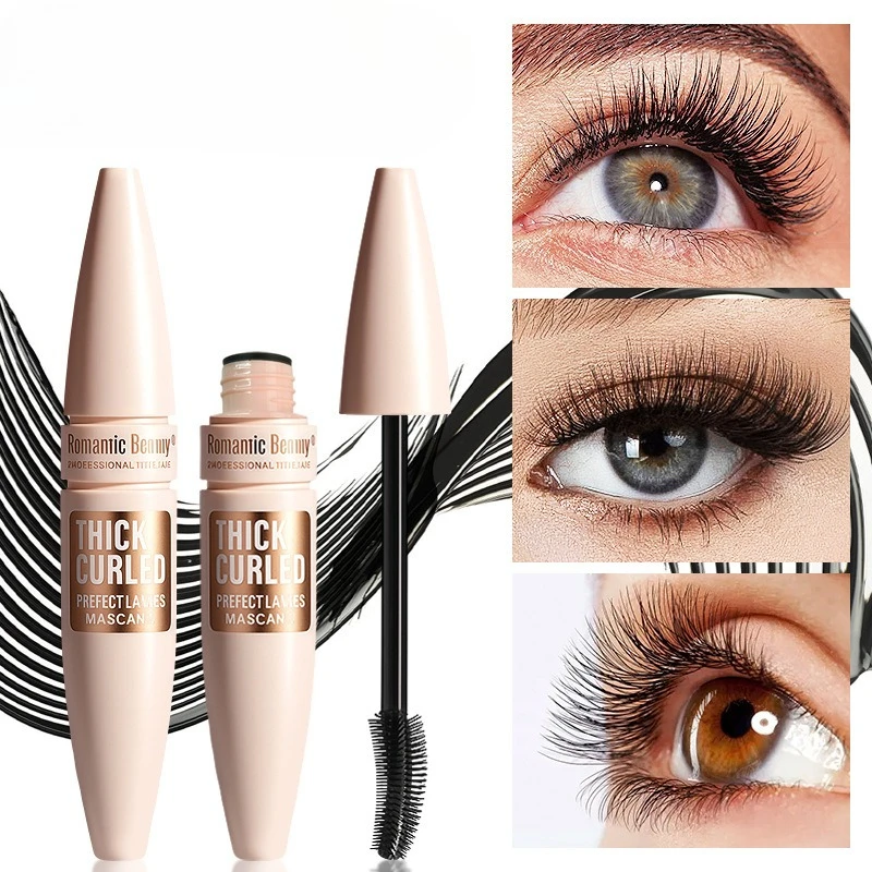 Waterproof Mascara Lengthening Volumizing Smudge Proof Curl Defining Formula Long Lasting Lift for Natural Lashes All Day Wear