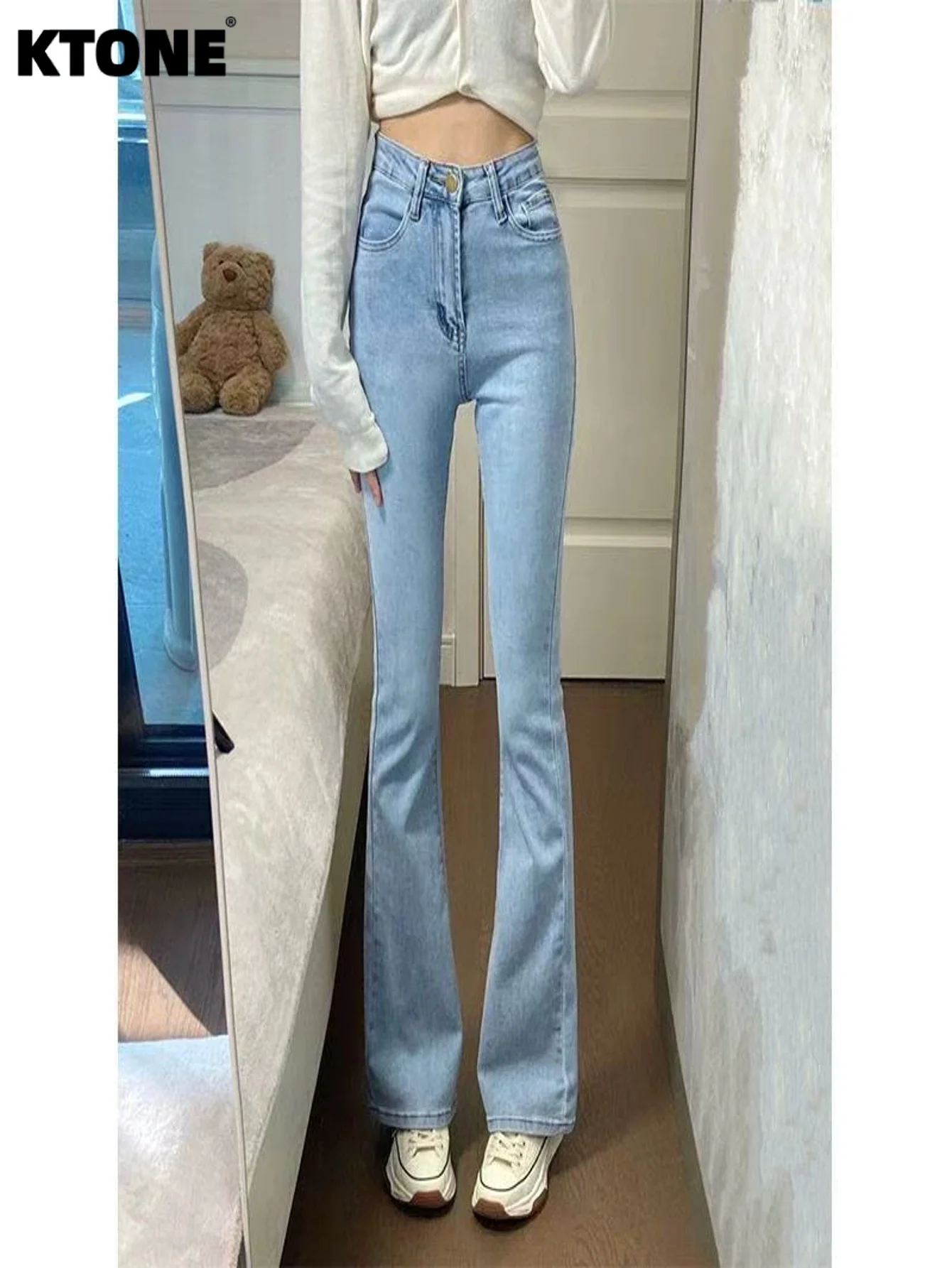 

Men's Slim Tight Blue Jeans Pant Daily Casual Drip For Man Original Style No accessories or belts included