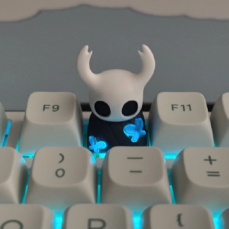 The Hollow Knight Light Transparente Tastenkappen Spiel Persönlichkeit Harz Esc Original R4 Tastaturzubehör Einzelne individuelle Tastenkappe
