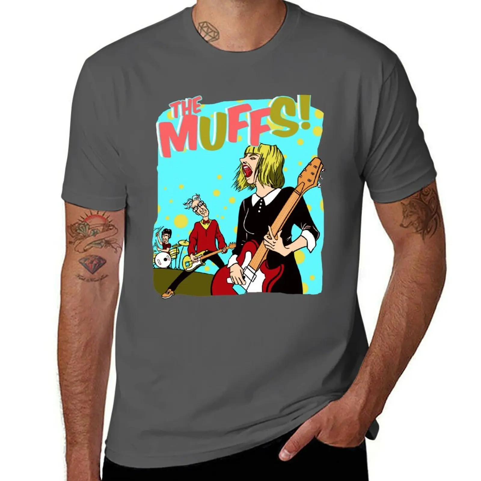 

The Muffs! T-Shirt Big Size Crew Neck T-Shirt