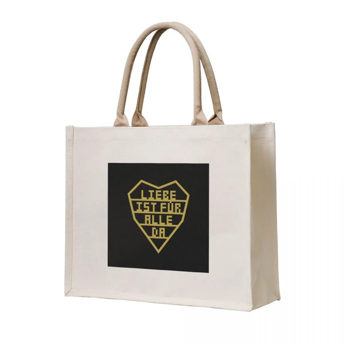 

Liebe ist fr alle da Tote Bag eco bag folding Handbags women tote bag canvas Handbags