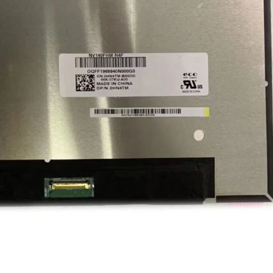 NV140FHM-N4F 14.0 Polegadas PAINEL DE EXIBIÇÃO Matriz 1920x1080 30 pinos EDP LED TELA LCD