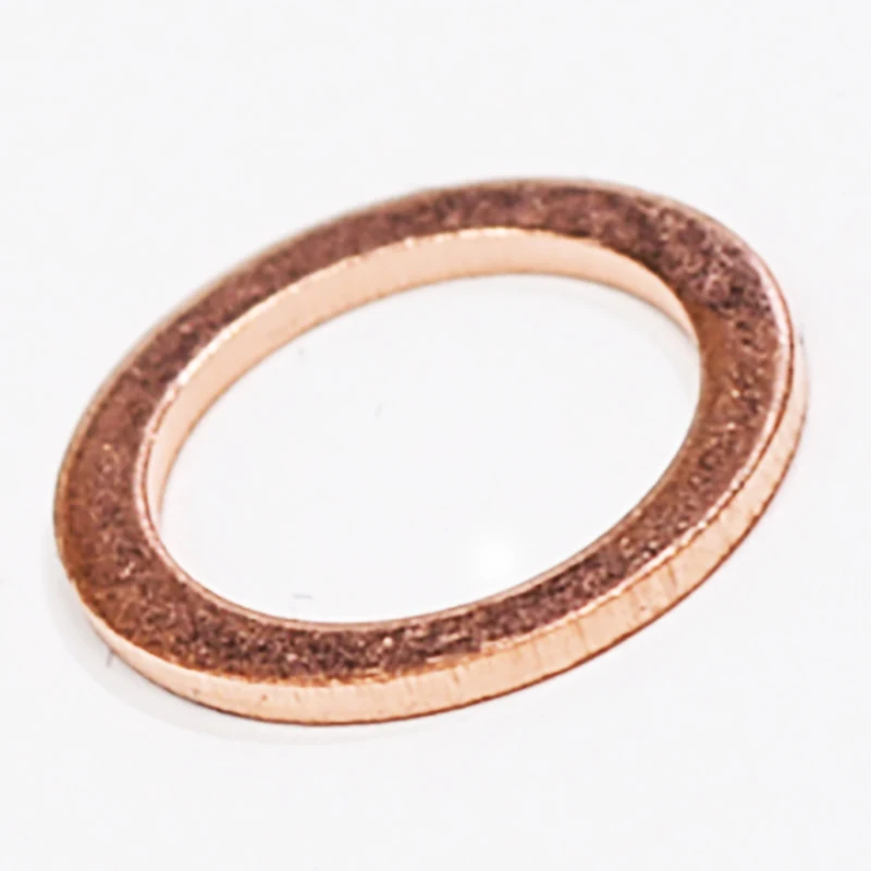 20X/50X M10 10mm Motorcycle Braided Clutch Brake Hose Banjo Seal Copper Crush Washer Motorcycle Hose Washers Accessories Tools