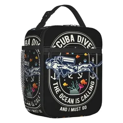 Scuba Diving borse per il pranzo isolate per le donne Adventure Ocean Dive Diver dispositivo di raffreddamento portatile Thermal Bento Box Work School Travel