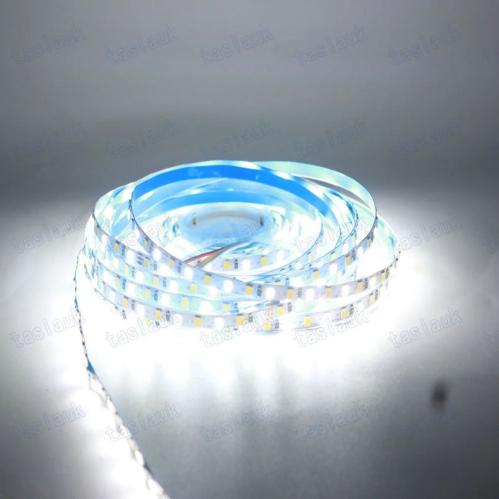 5M 2835 5mm 8mm 12mm CCT warm white  Dimmable LED Strip Light 12V 24v DC WW CW Color Temperature Adjustable Flexible Tape Ribbon