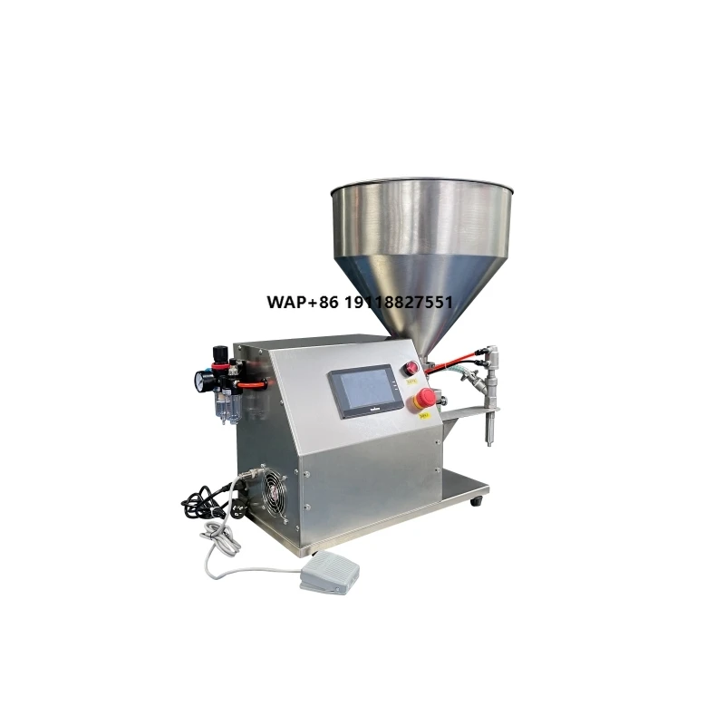 

Single Nozzle Viscous Liquid Filling Machine with Magnetic Pump 40L and 30L Hopper for Honey Shampoo and Laundry Liquid