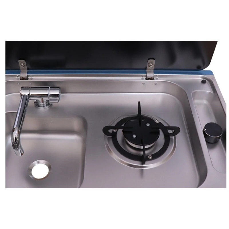Stove Sink Gas Stove Integrated Camper Stove Faucet Can be moved up and down Stainless steel