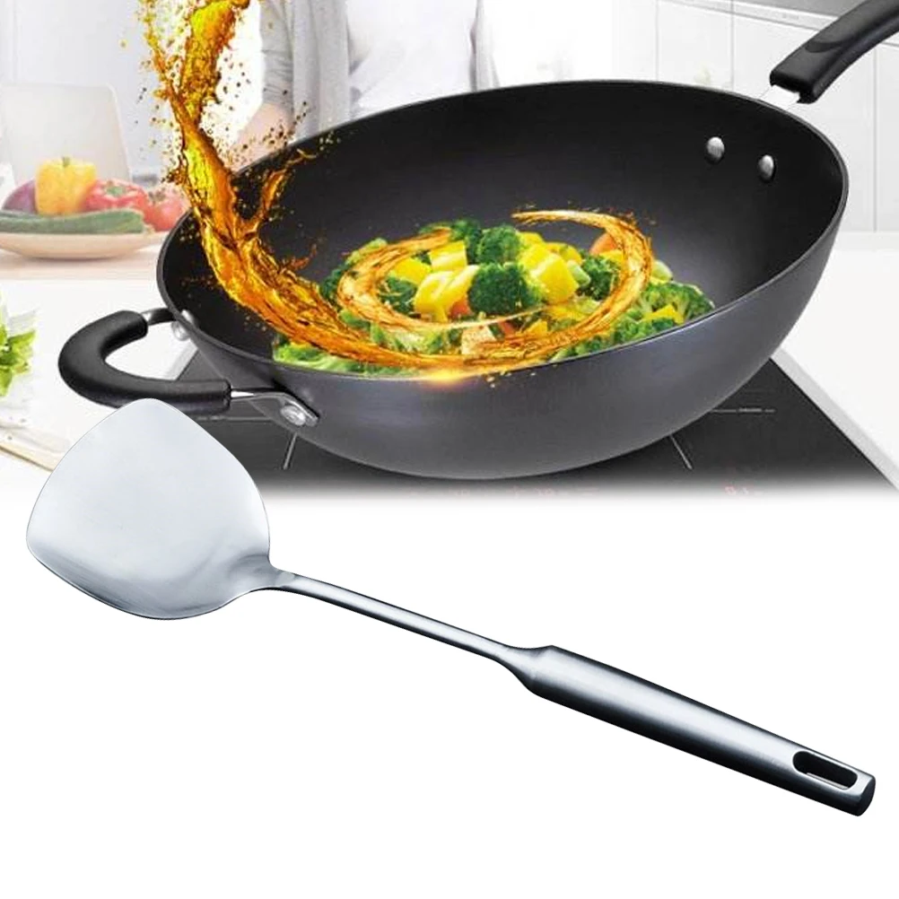 

Stainless Steel Spatula 304 Grade Mirror Finish Heat Proof Easy Clean Kitchen Cooking Tool Non Magnetic Silicon Spatulas