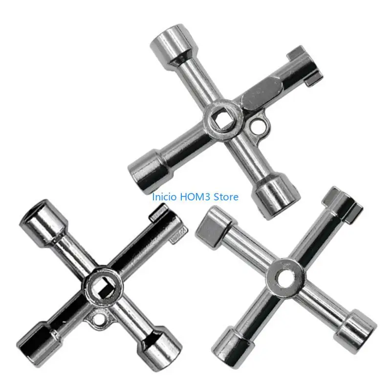 

A5YD Многофункциональный ключ -ключ 4 Way Universal Wrench Tool Elevator Plumbing