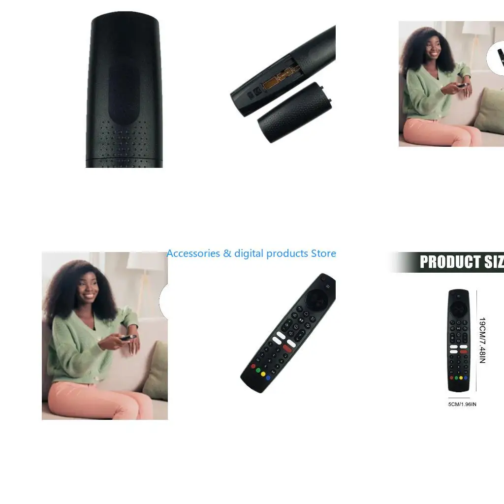 77JD Remote Control For TS8187R-11 TS8187R-3 Multiple Models Durability Plastic Easy Installation