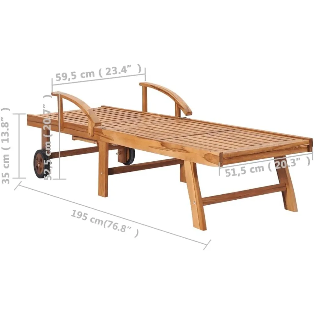 كرسي استلقاء للتشمس من خشب السنط الصلب مع وسادة خضراء في الهواء الطلق كرسي صالة خشبي للتشمس سرير للتشمس كرسي صالة سرير نهاري Lou