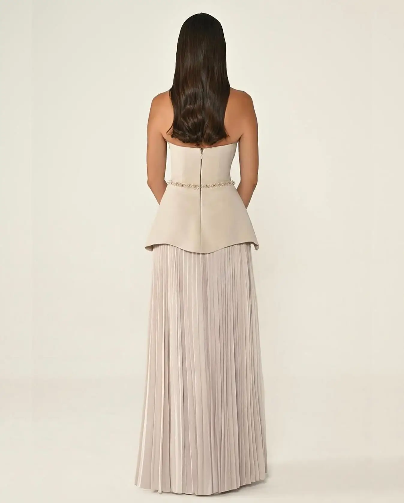 Nicole linha um luxuoso vestidos de noite 2025 vestido de festa feito sob encomenda para casamento grânulo bordado chiffon vestido de baile vestidos elegantes