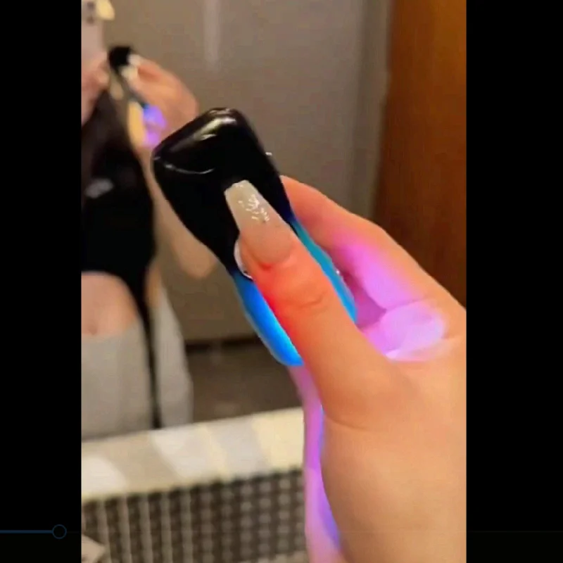 New Creative Gradient Color Fingertip Gyro Windproof Double Arc 18 Flash Patterns Press Ignition USB Lighter Smoking Accessories