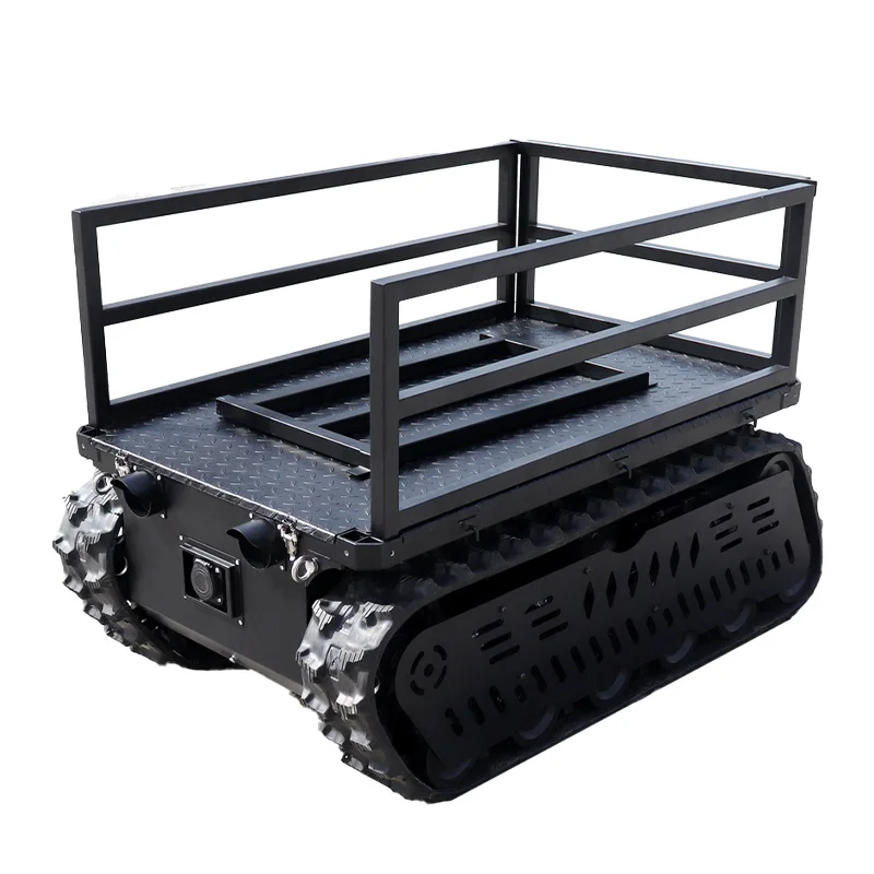 Heavy Duty Robotic Transport Machine 500-1200KG Payload, Tank Robot Chassis for Industrial Cargo Handling and Logistics