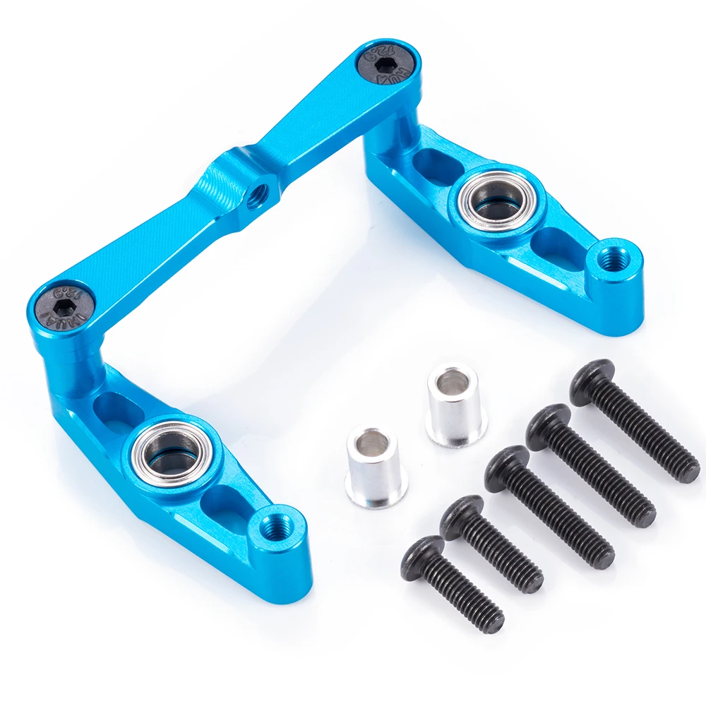 TRINOOD – jeu de direction à roulement à billes en Alu, pour voiture RC 1/10 Tamiya TT-02 TT02, pièces de mise à niveau
