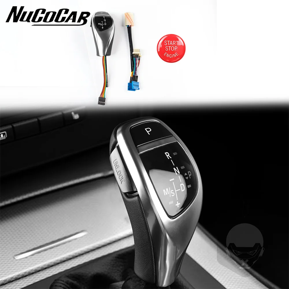 

For BMW E81 E82 E84 E87 E88 Z4 E89 23i 30i E90 E91 E92 E93 2006-2009 LED Gear Shift Knob Shifter Car Interior Accessories