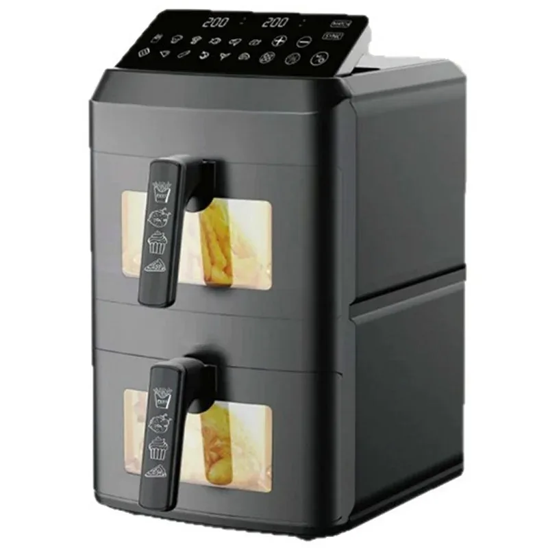 

【Hot】Dual-Basket Air Fryer 6.5L*2 Family Pack Smart Air Fryer Oil-Free Smart Convection Oven The Healthy Cooking Choice