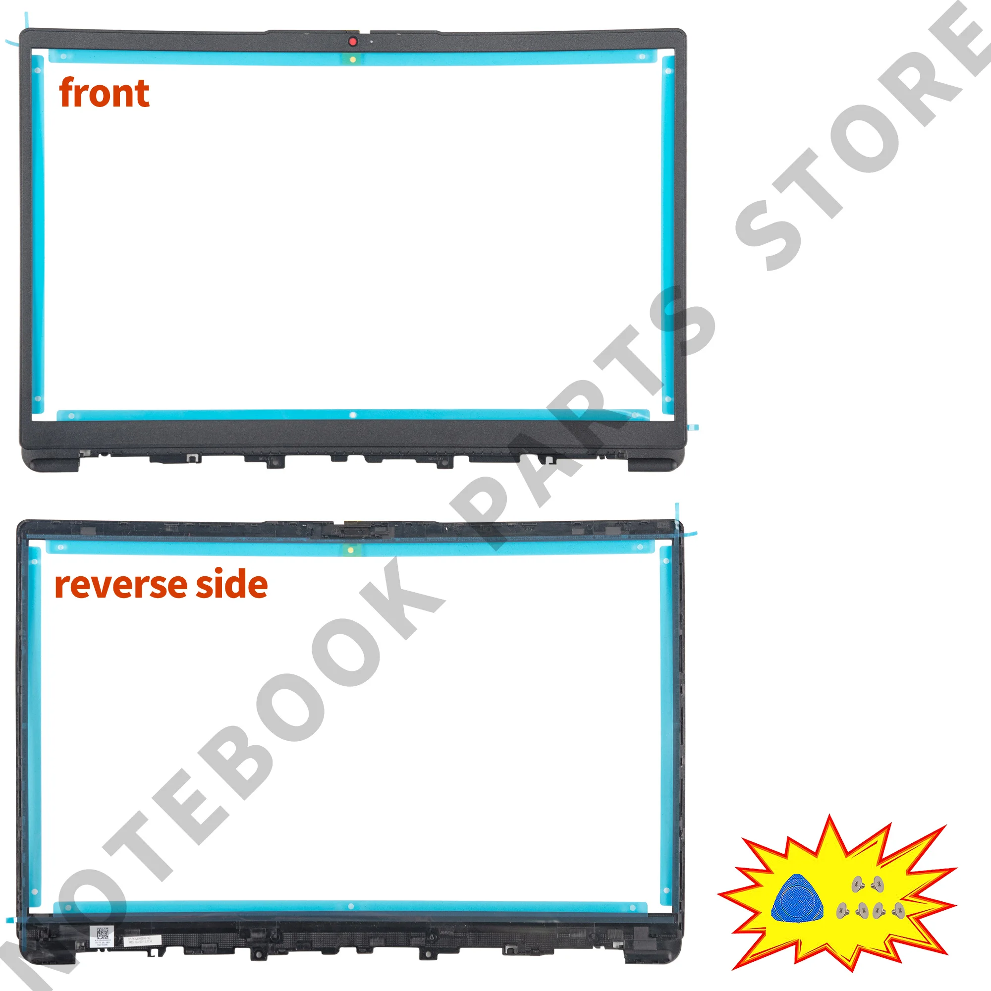 Parts For IdeaPad 1 15ADA7 1 15AMN7 2022 Screen Cover 5CB1F36621 Bezel Hinges Upper AP3L6000270 Bottom Case Silver AP3L6000770
