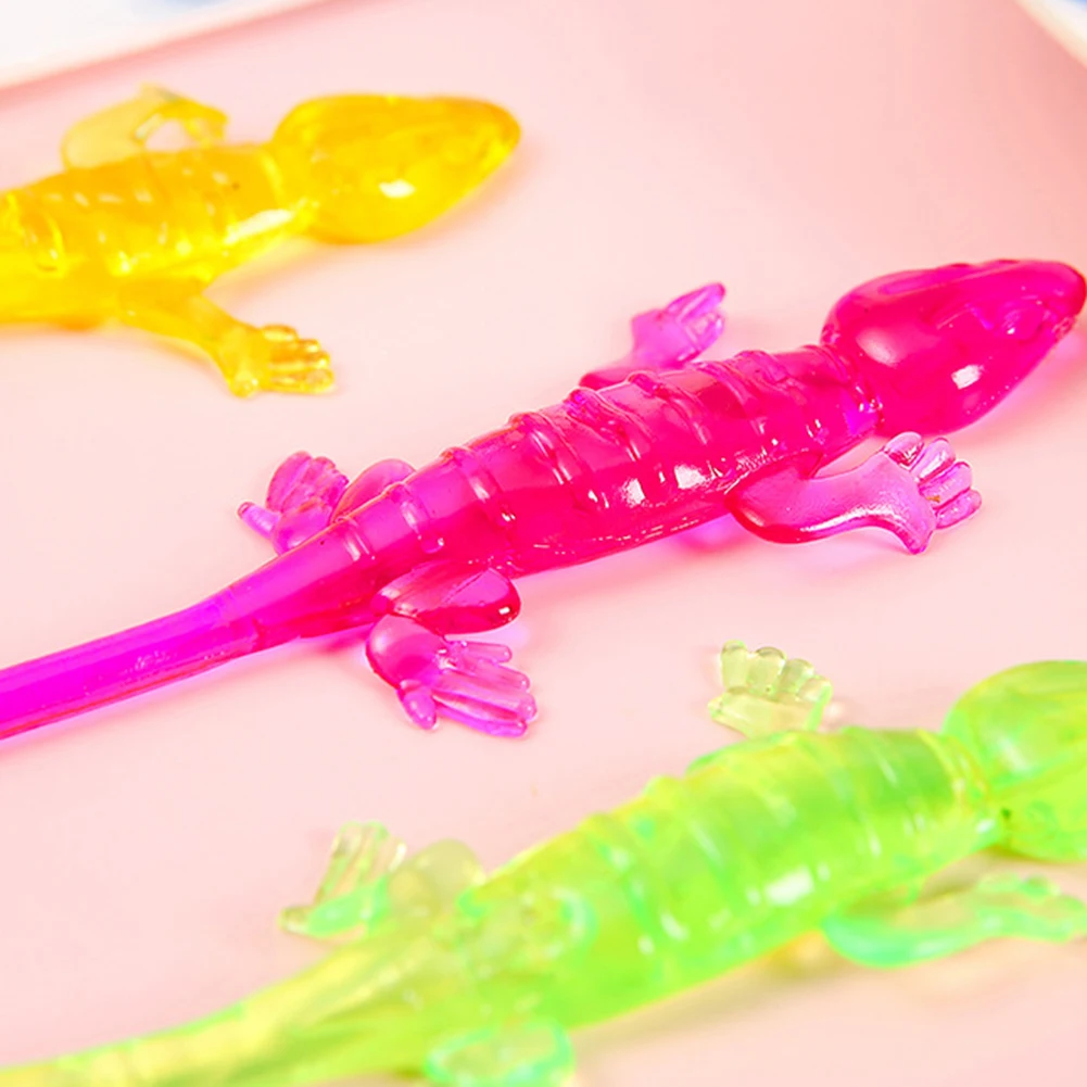 Stickys Wall Climbing Geckos Stress Relief Toy Safe For All Ages. Classroom Reward Fun