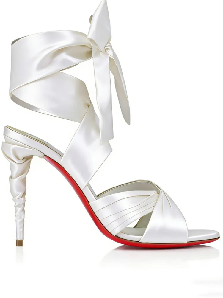 Sommerliche elegante High-Heel-Sandalen für Damen mit Spikes und offener Zehenpartie, modische Party- und Laufschuhe für Damen, Hochzeitssandalen in den Größen 34-44