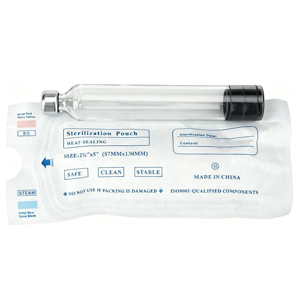 3ml Disposable Glass Cartridge Sterile Individually Wrapped Waist Magic Pen Beauty Serum Vials Compatible V1 V2 Pet Care Pen