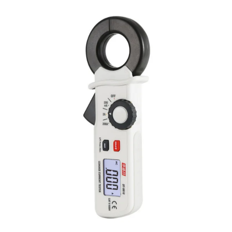 DT-9810 Digital AC Current Leakage Clamp Meter 100uA Resolution MAX 200A 2000 Counts Auto Range Professional Micro Current Teste