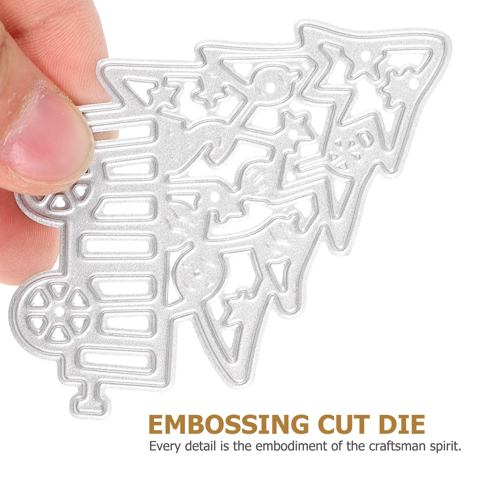 

Craft Cutting Die Metal Stencil Christmas Tree Cart Embossing Folder Dies for Card Making Scrapbooking Photo Album Decor