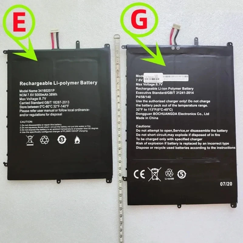 For Ipason MaxBook P1 G154GPJ41 UTL-3298141-2S34168243P28168243P Laptop Battery For Teclast F15S F7S F7 Plus UltraPortabil%100 t