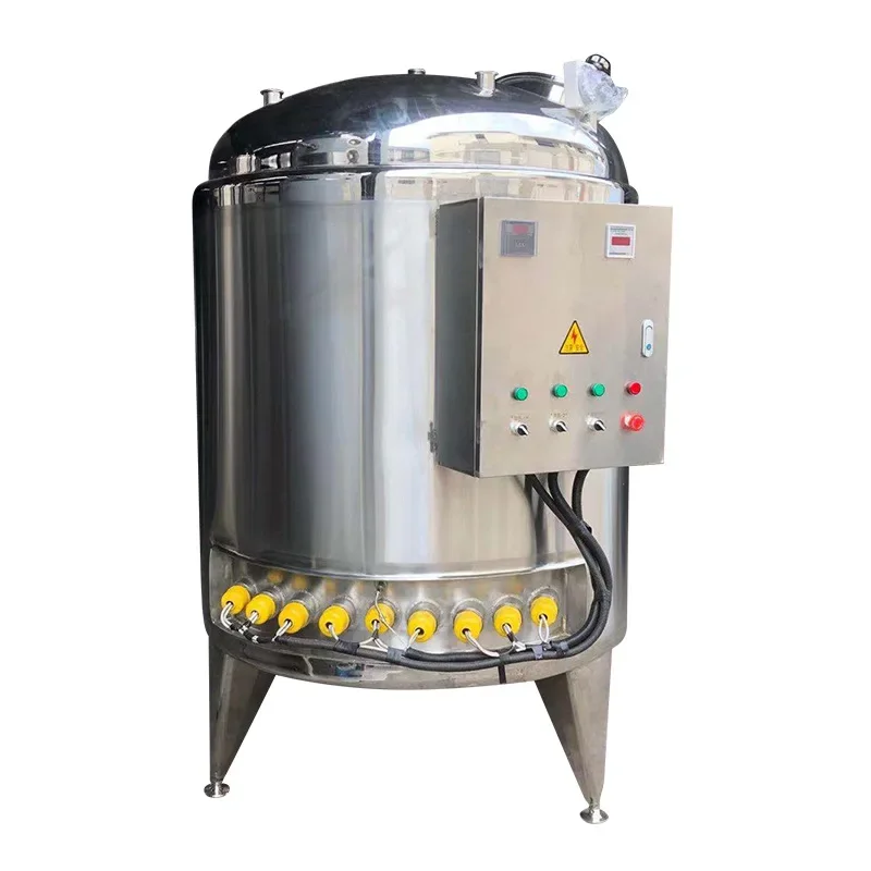 

304 Vertical Fruit Juice and Beverage Chemical Ingredients Tank Mixing Tank Vacuum Electric Heating 316 Stainless Steel