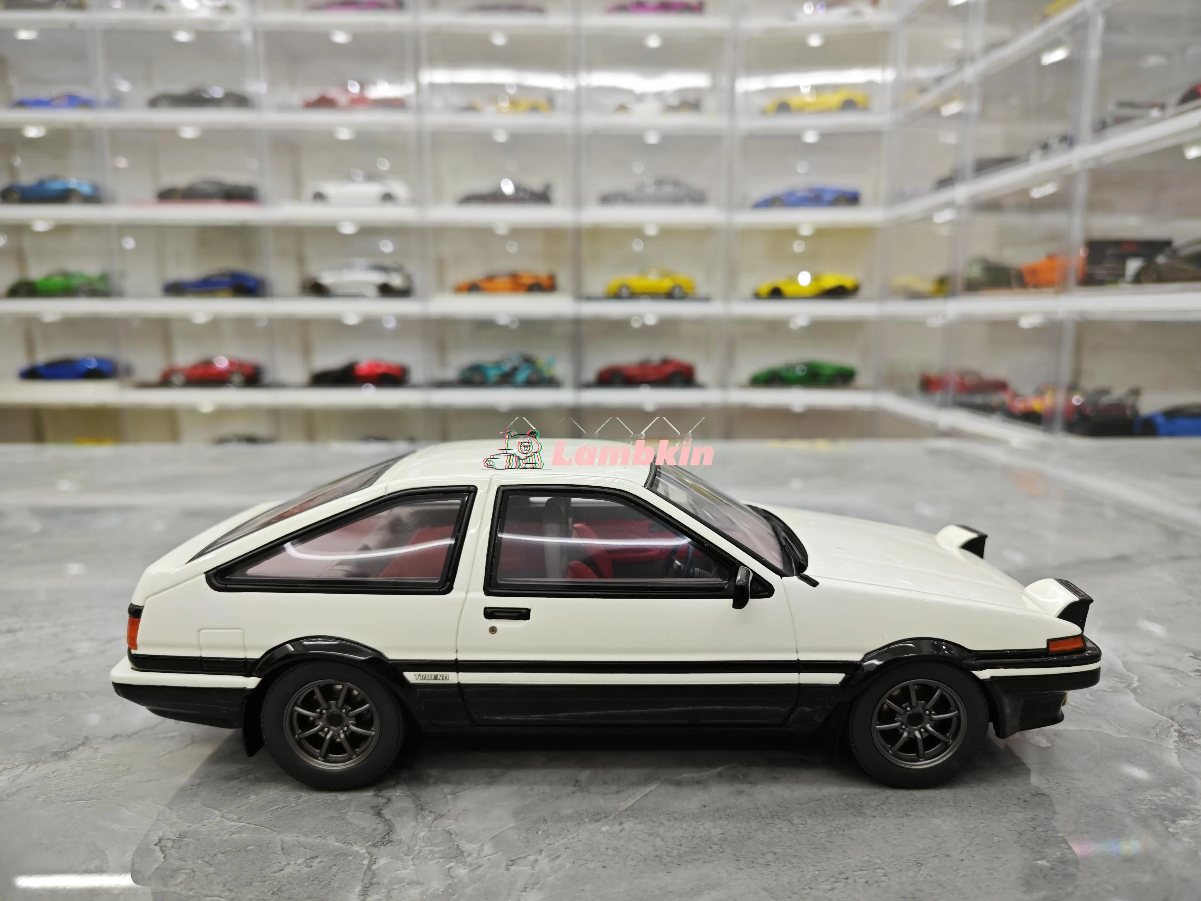 OTTO ae86 Heads D SPRINTER TRUENO simulation car model 1/18 unopenable resin car model collection gift