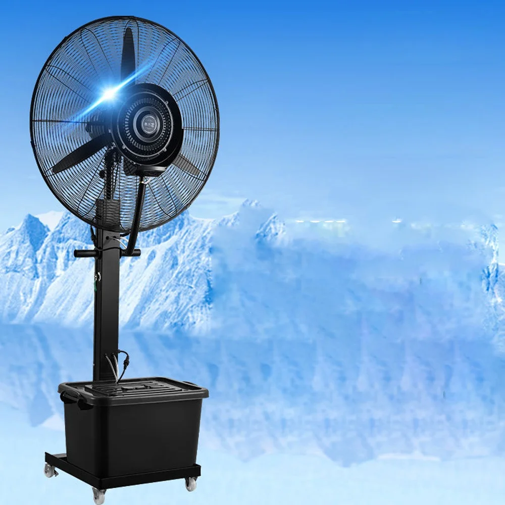 

42L Large Capacity Misting Fan Outdoor Commercial Outdoor Misting Floor Standing Fan 230w