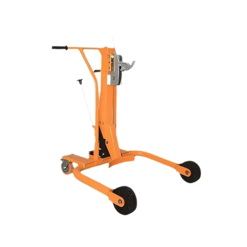 350 kg oil drum truck dump rack truck clamp flip dump truck manual model