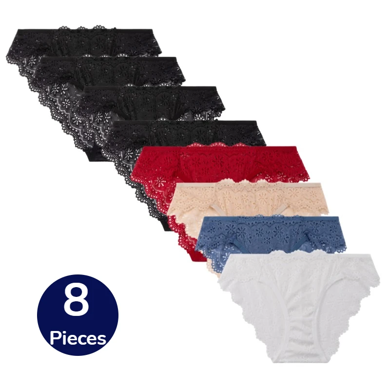 

TrowBridge, 8 шт./компл., женские трусики, модное элегантное нижнее белье с вырезами, сексуальное женское белье, удобные дышащие трусики, распродажа